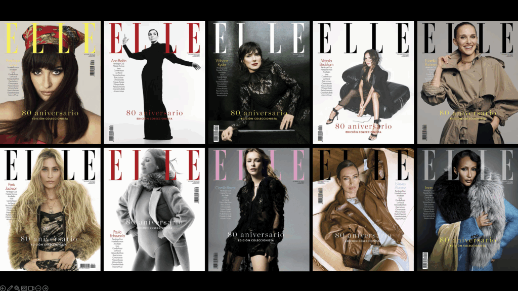 洋雑誌14点セット InStyle ELLE MarieClaire ELLE Spain Celebrates 80th Anniversary with Special Collector's